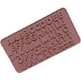 thumbnail image 4 of Juego de 2 moldes de silicona para chocolate y dulces con forma de letras y números, 4 of 5