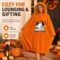 thumbnail image 5 of LEKWK Blanket Hoodies for Women Cute Pumpkin Costume Novelty Graphic Fleece Halloween Costume Soft Comfy Fall Winter Sleepwear Loungewear, 5 of 5