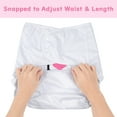 thumbnail image 5 of Littleforbig Washable Adjustable Reusable Waterproof Cloth Adult Diaper Wrap Cover One Size - I Love Mommy White, 5 of 6