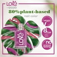 thumbnail image 4 of LOVE by essie Nail Polish, 80% Plant-based, Salon-Quality, Vegan, Pink, Spinning In Joy, 0.46 Fl Oz, 4 of 9