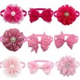 thumbnail image 3 of 50/100pcs Blue Pink Dog Bowties for Boy Girl Dogs Bow Tie Collar Doggy Grooming Dog Items Pets for Small Dogs Accessories ShopWise Round, 3 of 10