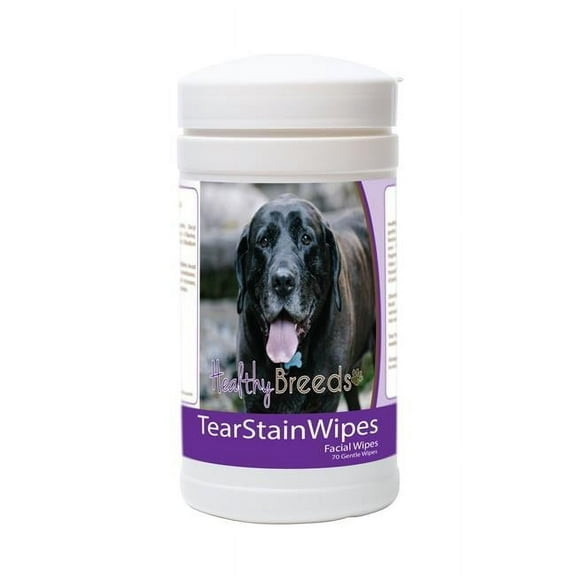 Healthy Breeds 840235176367 Mastador Tear Stain Wipes - 70 Count
