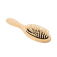 thumbnail image 2 of Peine de madera natural con masajeador de cuero cabelludo, diseño ergonómico y antiestático para un cuidado capilar saludable, 2 of 6