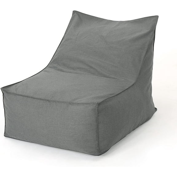 Bean Bag Chair,Comfy Lounge Chair with Back Support, Memory Foam Filled Sofa Leisure Chair with Water Resistant & Washable Cover for Outdoor, Bedroom, Living Room Floor Sofa for Men, Women,Khaki