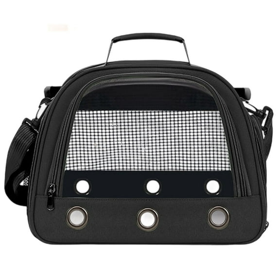 Multifunctional Pet Backpack for Small Animals Birds Parrots with Feeder Cups Tray Portable Breathable Design Indoor Outdoor Travel