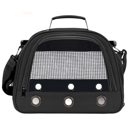 Multifunctional Small Animal Backpack And Pet Bag LLittle Rabbit Little Cat Little Dog Bird Backpack With Feeder Cups Tray Portable Breathable Bird For Small Birds Parrots Animal Large Cat for Medium
