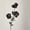 S, variant on 1 piece, 3 simulated Siberian violets bouquet, 27.95 inches classic bohemian wedding decoration - suitable for Halloween, Christmas, Easter, Valentine's Day floral arrangements