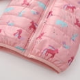 thumbnail image 6 of JUMEYU Toddler Puffer Jacket Girl Printed Puffer Jacket for Baby Bear Ear Hooded Zip-Up Winter Coat (Light Pink,6-12 Months), 6 of 9