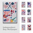 thumbnail image 1 of Agiferg American Lndependence Day Stickers Static Window Stickers Creative Stickers, 1 of 9