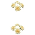 thumbnail image 1 of Wweixi 50pack/lot Stunning Bouquets With Soft Texture And Realistic Appearance Low Maintenence Fiber Wide Application Champagne 4.5cm 2Set, 1 of 6