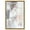 Gold Frame, variant on Granite Echoes II Canvas Gemstone Abstract Art by Art Remedy, Silver Frame, 36" x 54"