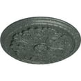 thumbnail image 3 of Ekena Millwork 17 1/8"OD x 1 1/2"P Washington Ceiling Medallion (Fits Canopies up to 2 7/8"), Hand-Painted Athenian Green Crackle, 3 of 6