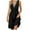 #61-Black, variant on Staron Clearance Dresses for Women 2025 Casual Summer Lace V Neck Pleated Solid Color Dress Sleeveless Smocked Casual Sundress A Line Tiered Midi Dresses