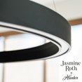 thumbnail image 4 of Hunter - Canoga NA-light Matte Black, Large Chandelier, Dimmable, Modern Style, Round Shaped, for Bedrooms, Dining, Living Rooms - 13120, 4 of 10