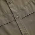 thumbnail image 4 of Youthup Men's Quick-Dry Long Sleeve Button-Down Shirt - Moisture Wicking Outdoor Hiking Fishing Shirt with Multiple Pockets, 4 of 8