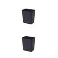 thumbnail image 3 of Bearachild Hotel clásico del cubo de basura de los PP con la oficina del cuarto de baño de la protección lenta de la capacidad de carga 100KG Negro 8L 2Conjunto, 3 of 6