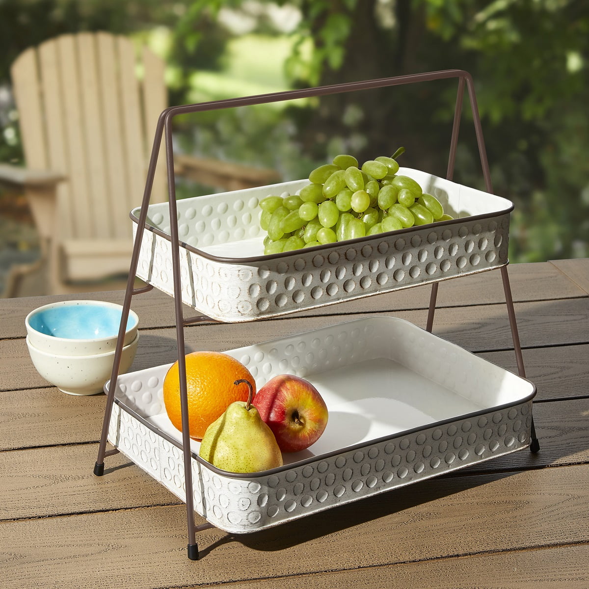 Better Homes & Gardens Antique FarmhouseStyle 2Tier Serving Tray