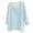 Light Blue, variant on Mens T Shirts Brief Breath Comfy Solid Color Long Sleeve Loose V Neck Top For Men