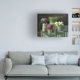 thumbnail image 2 of Trademark Fine Art Danhui Nai Les Fleurs Printemps On Black Canvas Wall Art - 24x32, 2 of 4