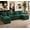 Green, variant on Villeston 126.77" U-Shaped Cloud Sofa With Chaise Lounge, Chenille Sofa With Wireless Charging, Bluetooth Speaker, Two Cup Holders, Storage Drawer, Suitable For Living Room,Gray