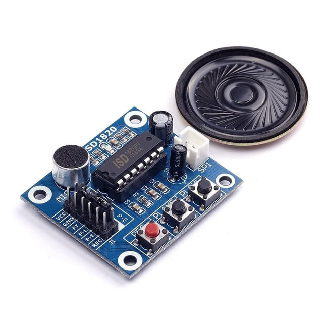 Módulo de grabadora de grabación de voz ISD1820 con altavoz de audio de sonido de micrófono Likrtyny Para estrenar