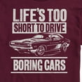 thumbnail image 3 of Instant Message - Lifes Too Short Boring Cars - Men's Short Sleeve Graphic T-Shirt, 3 of 6