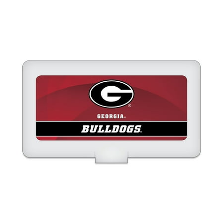 Plastic Pencil Box Georgia Bulldogs