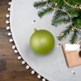 thumbnail image 2 of Northlight 4" Shatterproof Matte Christmas Ball Tree Ornament - Kiwi Green, 2 of 3