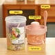 thumbnail image 4 of Taza Mezcladora de Ensaladas Tarros Herméticos Ligeros Multiusos para Alimentos con Tenedor para Trabajo Viajes Picnic ANGGREK Otros, 4 of 8