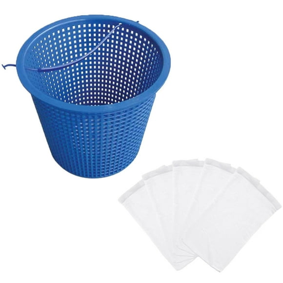 Boovnll Pool Deals, Swimming Pool Skimmer Replacement Basket Include 5/10/20 Pcs Skimmer Socks, Above Ground Pool Accessories, Pool Accessories for Above Pools, Pool Accessories