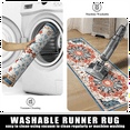 thumbnail image 3 of TECHVIDA Kitchen Rugs Sets 3 Piece with Runner Non Slip Kitchen Mats for Floor Washable Bohemian Runner Rug Kitchen Floor Mat Carpet for Hallway Laundry Room Door Office Sink, 3 of 6
