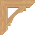 thumbnail image 3 of Ekena Millwork 5 1/2"W x 26"D x 26"H Merced Slat Smooth Bracket, Western Red Cedar, 3 of 4