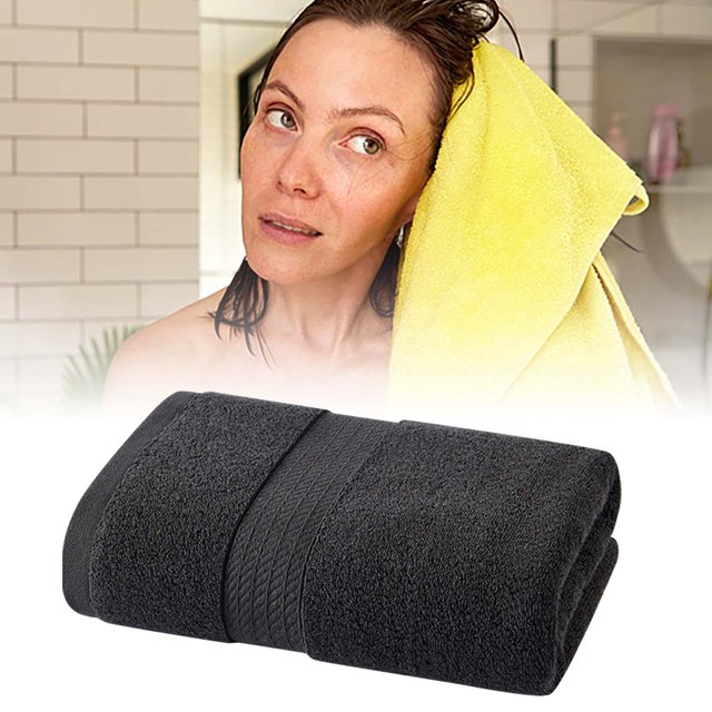 Wearable Bath Towel Cape Soft Highly Absorbent Quick Drying Comfortable Unisex Bathrobe for Relaxation