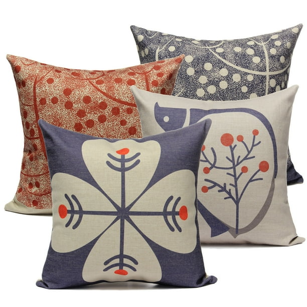 Download Nature Abstract Tree Printing Decorative Throw Pillow Case ...