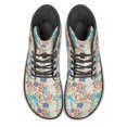 thumbnail image 4 of Wismoutput PU Leather Barefoot Shoes for Ladies Big Girls Stylish Printed Sneakers with Palm Leaves Size 6-13.5, 4 of 7