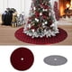 thumbnail image 4 of Monstrate Decoración navideña blanca y negra de árbol de Navidad Tela escocesa de algodón Kits de decoración para fiestas negro+blanco 54 pulgadas Monstrate HA1786-04, 4 of 6