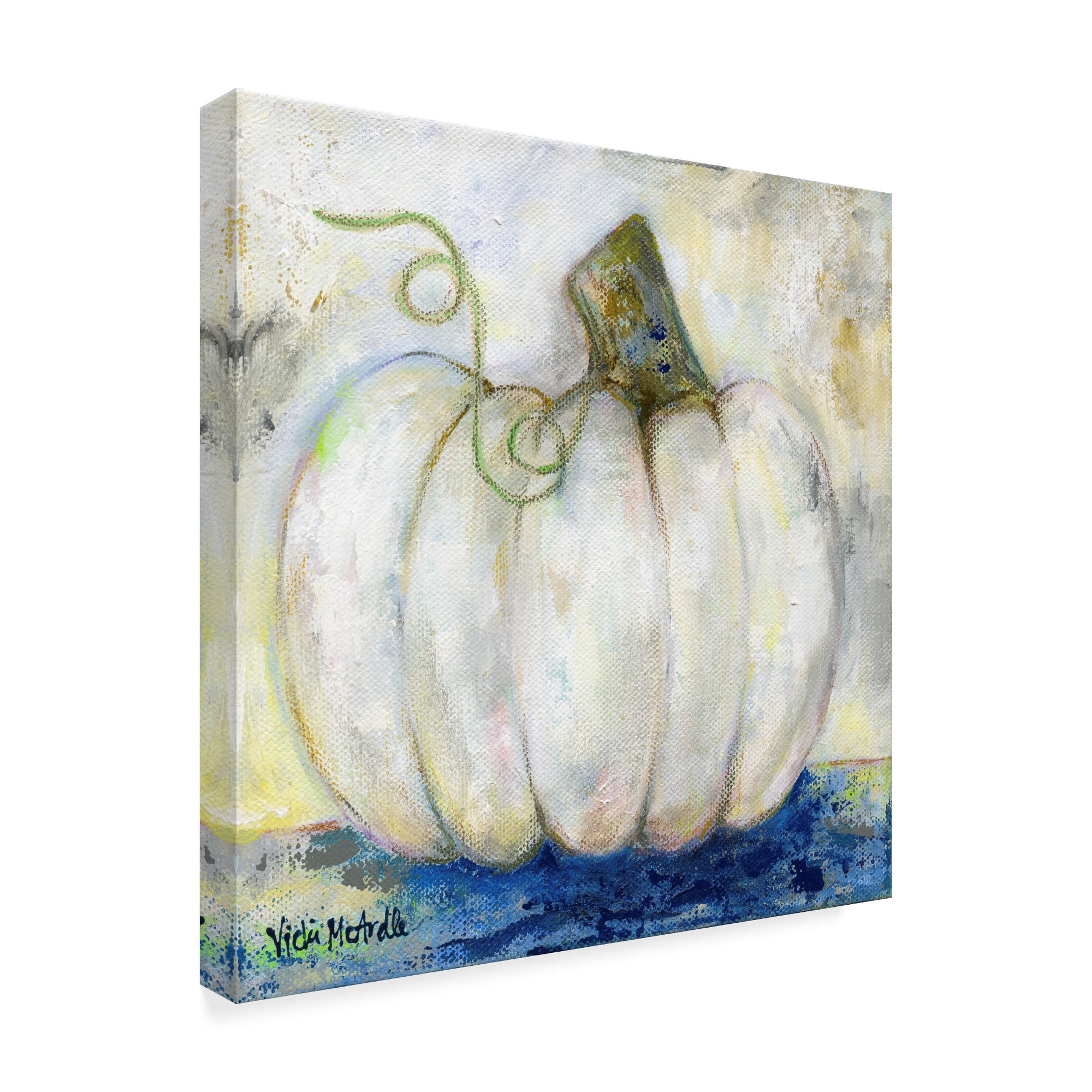 Trademark Fine Art 'Pumpkin 3' Canvas Art by Vicki Mcardle Art