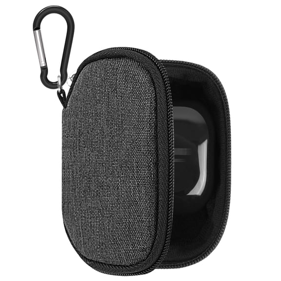 Geekria Earbuds Carrying Pouch Compatible with SAMSUNG Galaxy Buds3 FE, 3 Pro, 2, Replacement Protective Earphones Travel Bag with Cable Storage (Dark Grey)