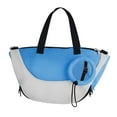 thumbnail image 2 of EHJRE Cat Bathing Bag Cat Showering Bag Anti Scratch Durable Breathable Mesh Cat Grooming Bag for Ear Cleaning Manicure Short Trips white blue, 2 of 8