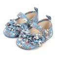 thumbnail image 1 of Zapatos de algodón para niñas pequeñas, zapatos de algodón Retro para primavera y otoño para niños pequeños, primeros pasos de fondo suave para niños de 0 a 18M Tan Jianjun unisex, 1 of 2