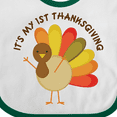 thumbnail image 4 of Inktastic It's My 1st Thanksgiving Boys or Girls Baby Bib, 4 of 4