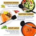 thumbnail image 4 of Silicone Cooking Utensil Set, Non-Stick Kitchen Utensil 24 Pcs Cooking Utensils Set, Heat Resistant Cookware, Silicone Kitchen Tools Gift with Stainless Steel Handle (Gray-24pcs), 4 of 7