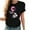 Black #1, variant on Fartey Breast Cancer Shirts for Women Soft Comfy Crew Neck Tshirts Pink Ribbon Breast Cancer Awareness Tees Inspirational Short Sleeve Tops Black 2XL