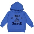 thumbnail image 2 of Inktastic Finally I'm the Big Sister Toddler Hoodie, 2 of 4
