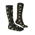 thumbnail image 3 of Daiia Sports Socks Bees Printed Novelty Crew Socks for Men Women Knee High Socks Cotton Socks Soft & Breathable Support Unisex Socks, 3 of 9