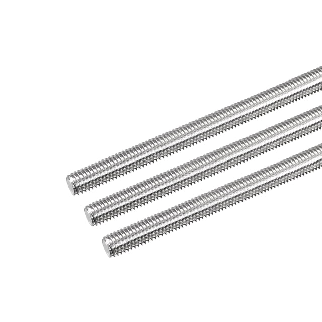 Unique Bargains Fully Threaded Rod M8 x 170mm 1.25mm Thread Pitch 304 Stainless Steel Right Hand Threaded Rods Bar Studs 3 Pack
