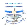 thumbnail image 1 of Funie 5 Pcs/set Boho Femmes Charme Ananas Bracelet Perlé Bijou Cadeau, 1 of 7