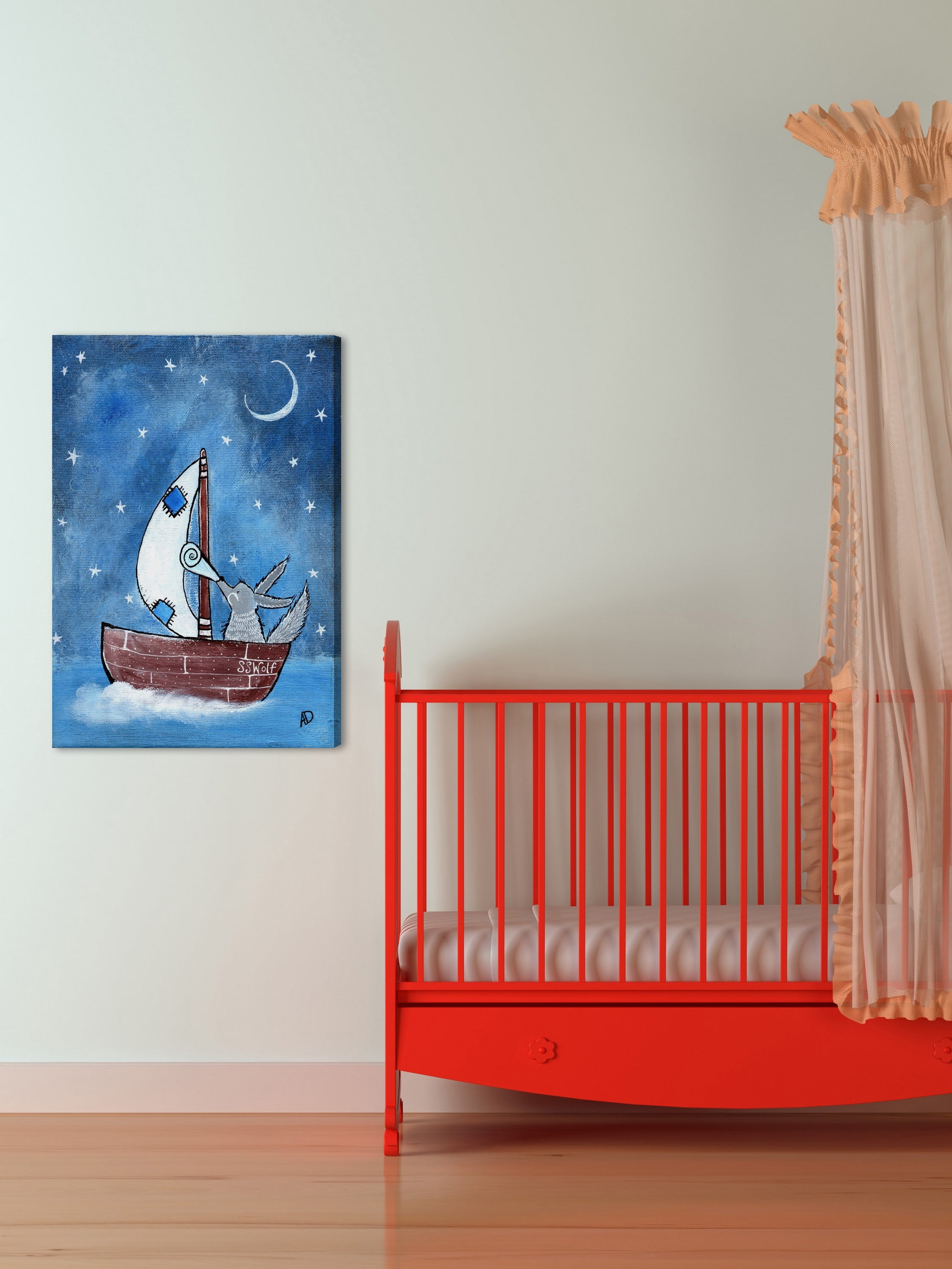 Marmont Hill Bad Wolfs Boat Wall Art