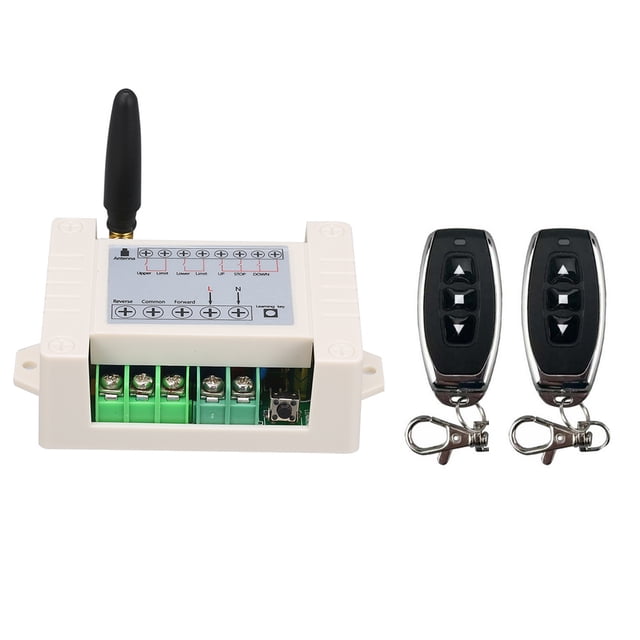 AC85-250V 10A 2CH 433Mhz Motor Interruptor de control remoto Motor adelante