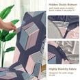 thumbnail image 5 of Yayeee 2 Pack Dining Chair Covers Stretch Parson Chairs Slipcovers Seat Protector, Dark Cubes, 5 of 6
